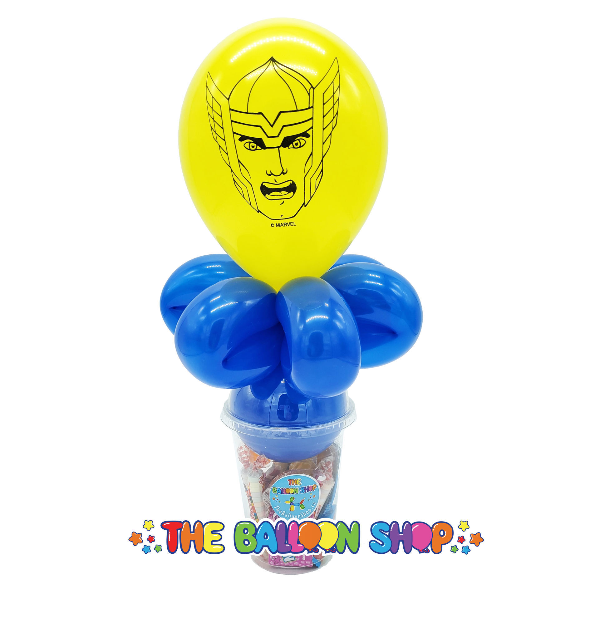 Picture of Thor Face  - Balloon Candy Cup