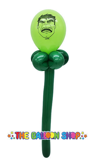 Picture of Hulk  Face Wand - Balloon
