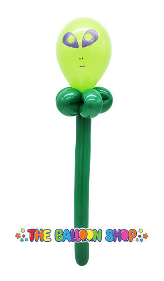 Picture of Alien Face Wand - Balloon