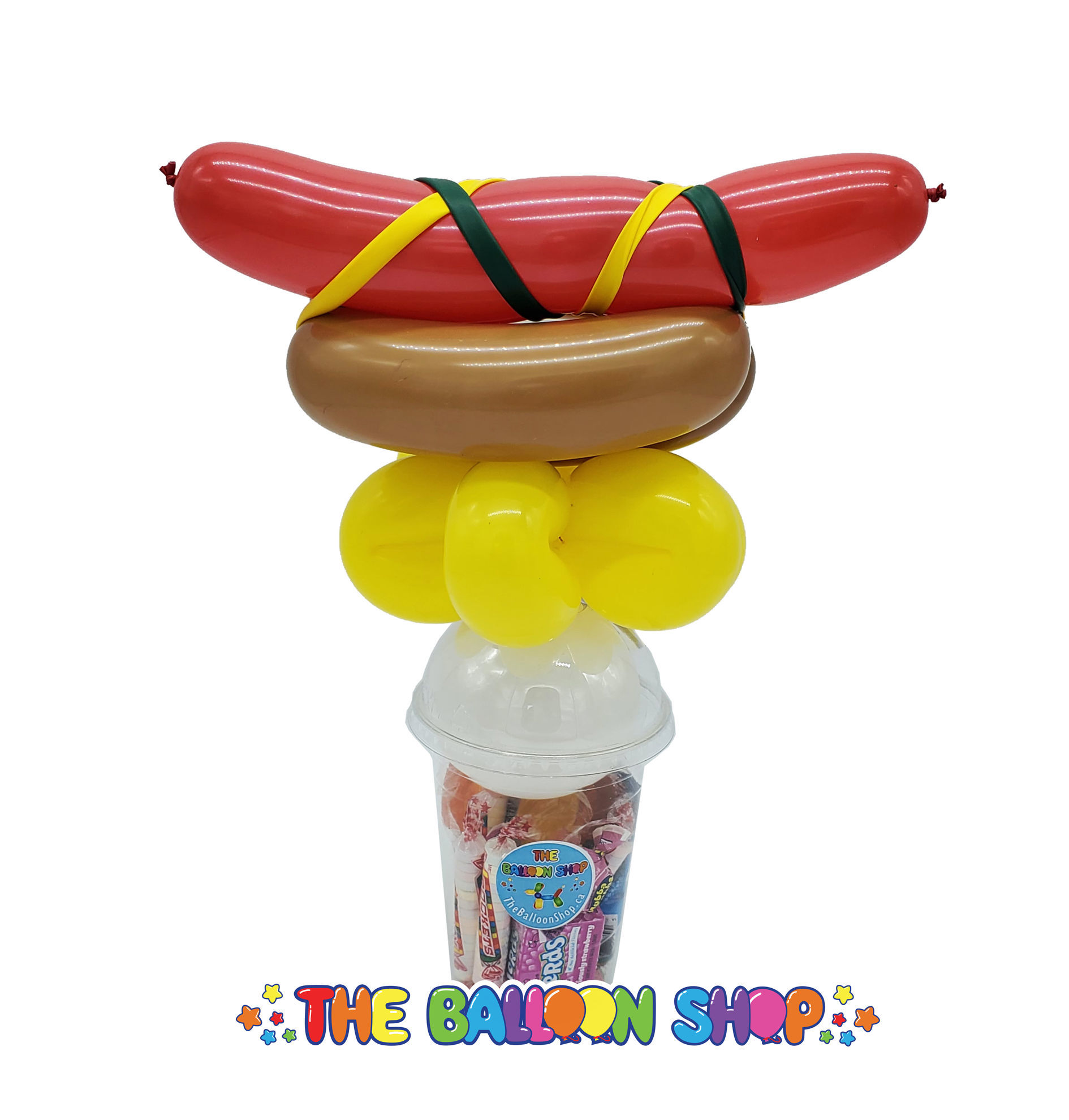 Picture of Hot Dog - Balloon Candy Cup