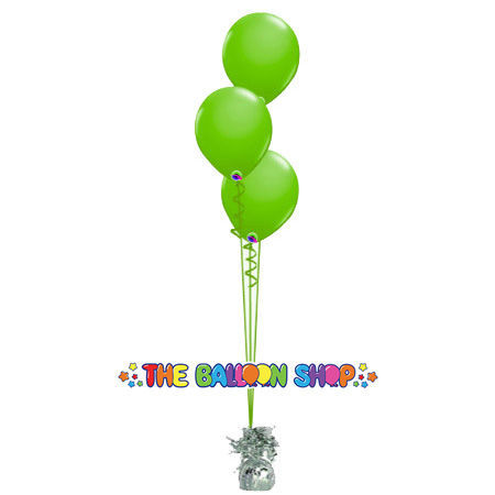 Picture of 11 Inch Helium Balloon Bouquet of 3
