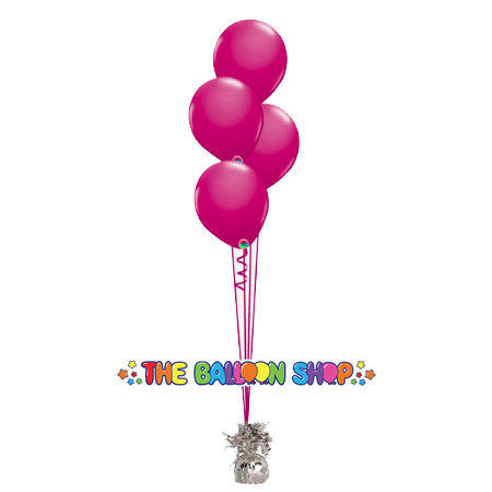 Picture of 11 Inch Helium Balloon Bouquet of 4