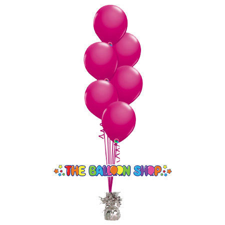 Picture of 11 Inch Helium Balloon Bouquet of 6