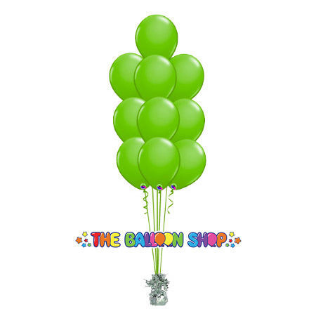 Picture of 11 Inch Helium Balloon Bouquet of 10