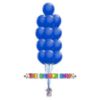 Picture of 11 Inch Helium Balloon Bouquet of 13