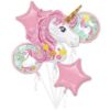 Picture of Balloon Bouquet - Magical Unicorn Foil Balloons (5 pc)