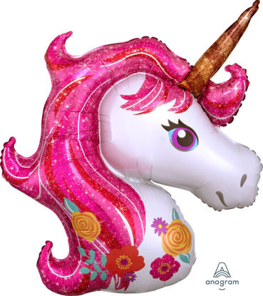 Picture of 33" Magical Unicorn Foil Balloon  (helium-filled)