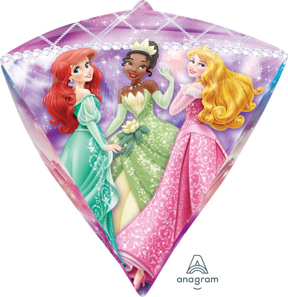 Picture of 17" Disney Princess Diamond Balloon  (helium-filled)