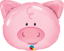 Picture of 30'' Playful Pig Foil Balloon  (helium-filled)