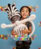 Picture of Mini Zany Zebra - Balloon Centerpiece