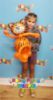 Picture of Mini Tickled Tiger - Balloon Centerpiece