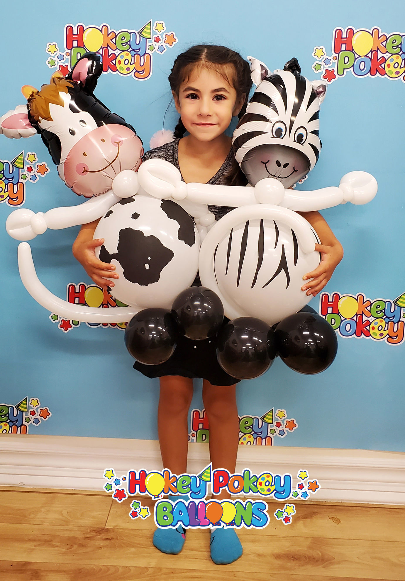 Picture of Mini Contented Cow - Balloon Centerpiece