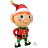 Picture of 35" Happy Christmas Elf Foil Balloon (helium-filled)