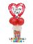 Picture of I Love You Dotted Hearts  - Balloon Candy Cup
