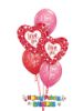 Picture of I love You! Valentine's Balloon Bouquet of 5