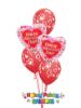 Picture of Mix & Match Red Hearts  Valentine's Balloon Bouquet of 5