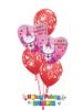 Picture of Mix & Match Red Hearts  Valentine's Balloon Bouquet of 5