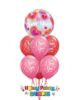 Picture of I love You with Topper Balloon Bouquet of 7