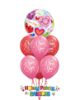 Picture of I love You with Topper Balloon Bouquet of 7