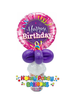 Picture of Birthday Hot Pink - Balloon Candy Cup