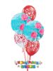 Picture of Double Hearts - Mother's Day Balloon Bouquet of 5