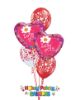 Picture of Double Hearts - Mother's Day Balloon Bouquet of 5