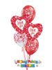 Picture of Double Hearts - Mother's Day Balloon Bouquet of 5
