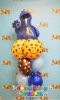 Picture of Cookie Monster Balloon Bouquet of 9 (helium filled)
