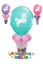Picture of 11" Whimsical Unicorn - Balloon Candy Cup