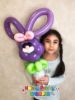 Picture of Easter Bunny Head - Balloon Candy Cup