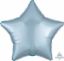 Picture of 19" Satin Luxe Pastel Blue Star Foil Balloon (helium-filled)