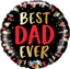 Picture of 18'' Best Dad Ever Foil Balloon (helium-filled)