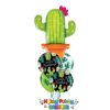 Picture of Birthday Fiesta Balloon Bouquet with Jumbo Cactus