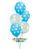 Picture of It's A Boy Soft Giraffe Balloon Bouquet