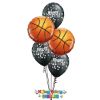 Picture of Basketball Birthday - Balloon Bouquet (5 pc)