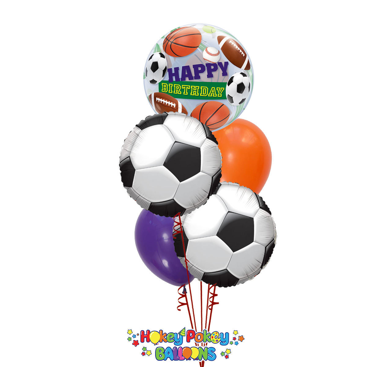 Picture of Sport Birthday - Balloon Bouquet (5 pc)