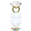 Picture of Classic Balloon Bouquet with Diamond Ring