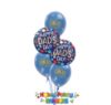 Picture of Best Dad Ever - Balloon Bouquet of 5