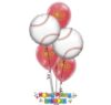 Picture of Happy Dad's Day - Sport Balloon Bouquet of 5