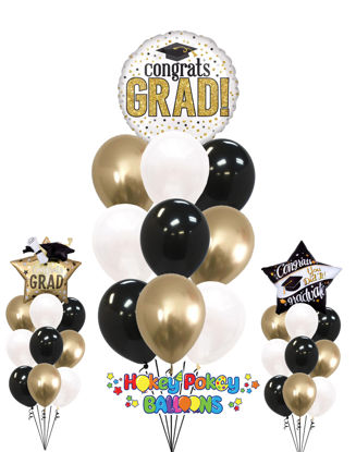 Picture of Congrats on Your Graduation Balloon Bouquet (10 pc)