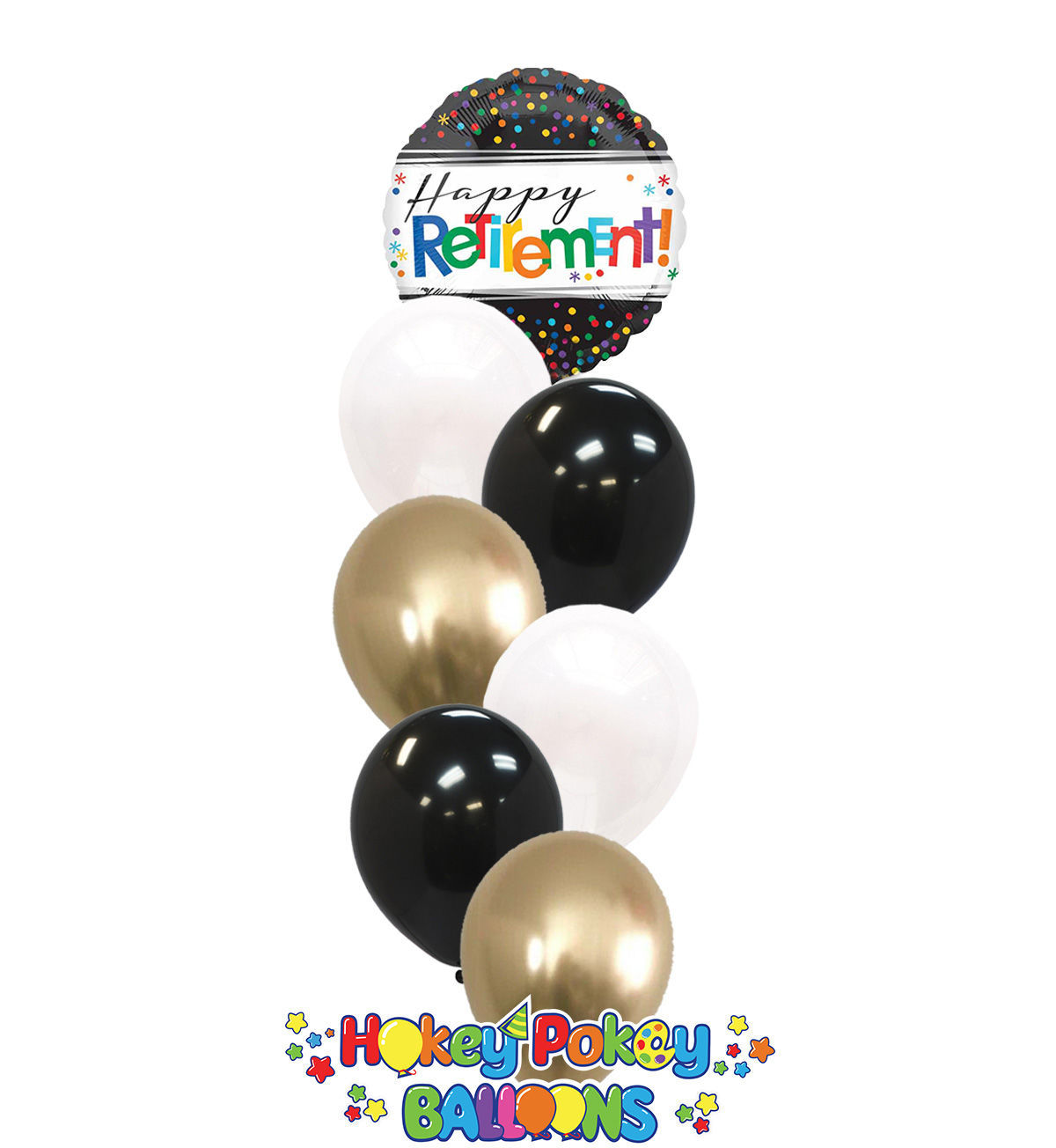 Picture of Classic Retirement - Balloon Bouquet (7 pc)