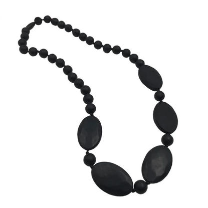 Picture of Black Silicone Teething Necklace