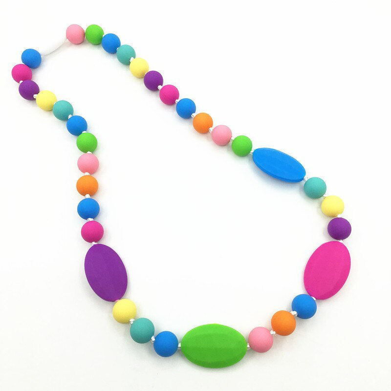 Picture of Rainbow Silicone Teething Necklace