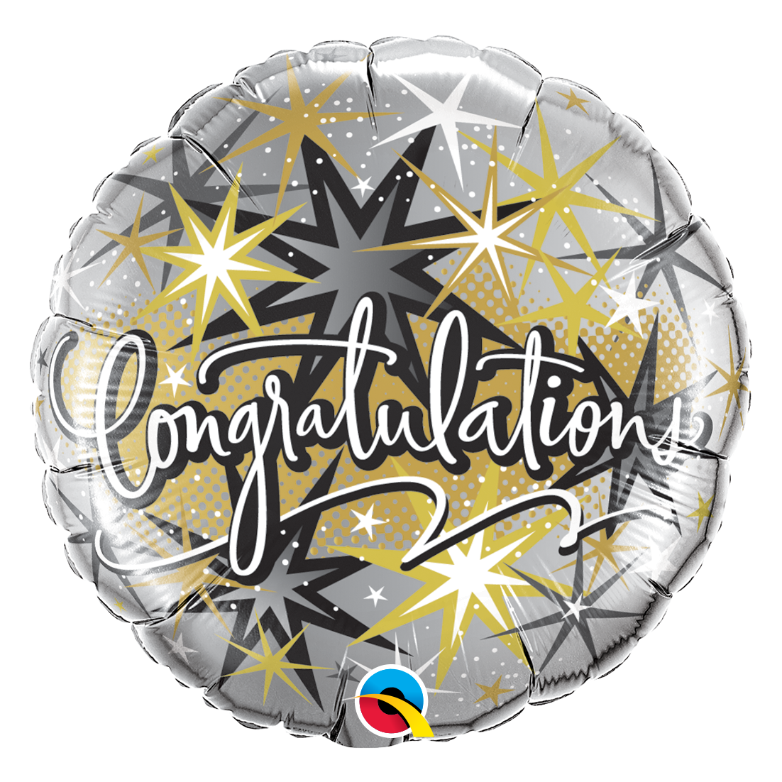 Picture of 18" Congratulations Elegant Foil Balloon  (helium-filled)
