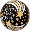 Picture of Happy New Year Shooting Stars Orbz Balloon (helium-filled)
