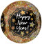 Picture of Happy New Year Gold Sparkle - Orbz Balloon (helium-filled)