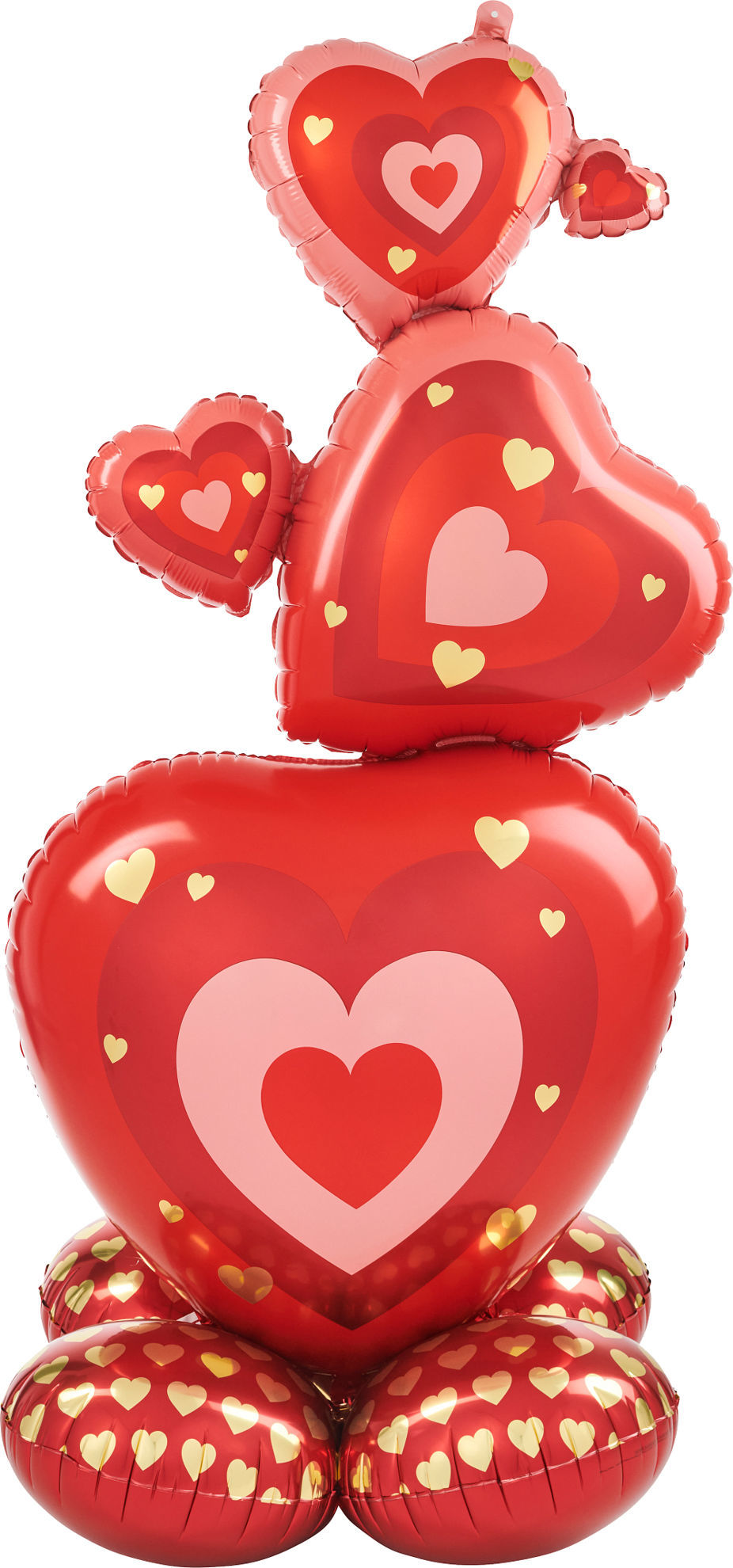 Picture of 55'' Stacking Hearts AirLoonz Balloon (air-filled)