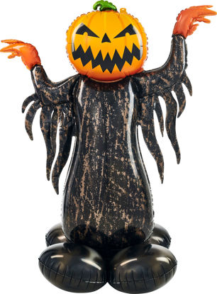 Picture of 53'' Pumpkin Head Ghost Halloween AirLoonz Balloon (air-filled)