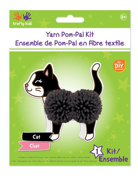 Picture of DIY Yarn Pom-Pal Kit - Cat (CK130C)