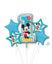 Picture of Mickey Mouse 1st Birthday - Foil Balloon Bouquet  (5 pc)